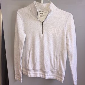 victoria's secret half zip