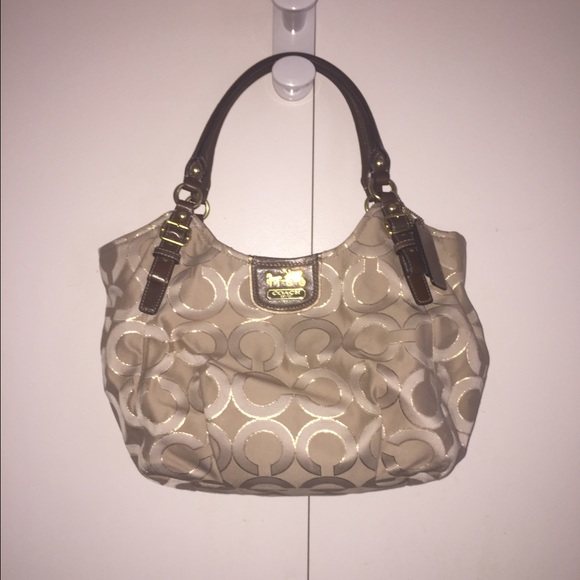 Coach Madison Lurez Optic Art Bag