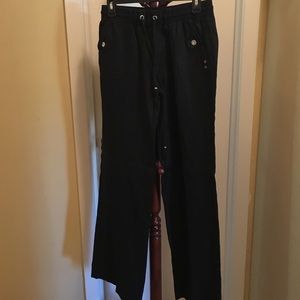 Guess Black linen pants