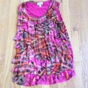 Beautiful ruffled tank