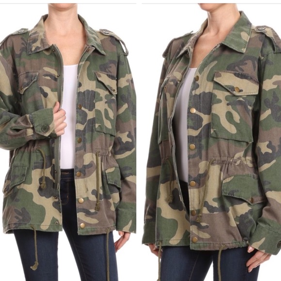💥 1 left 💥Camo printed utility jacket - Picture 4 of 4
