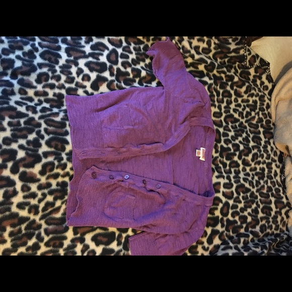 Cute purple cardigan