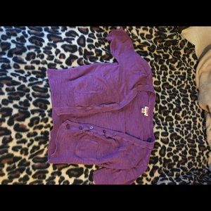 Cute purple cardigan