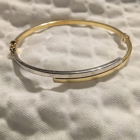 Jewelry - Bangle bracelet 10k and sterling silver .925.