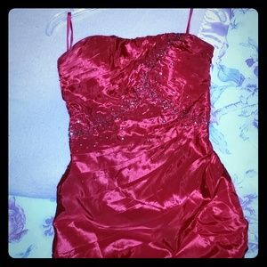 Red prom dress
