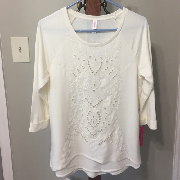 NWT - never worn cream top