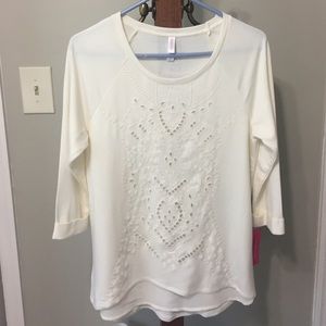 NWT - never worn cream top