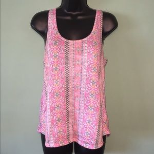 Delia's Aztec Print Racerback Tank