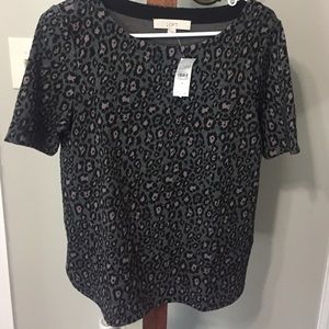 NWT - leopard print top from Loft