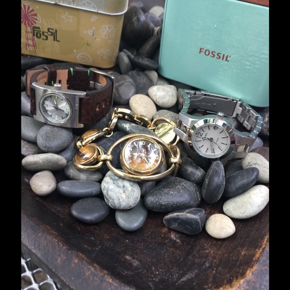 Set of 3 Fossil watches