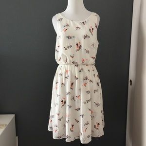 Joie Printed White Dress
