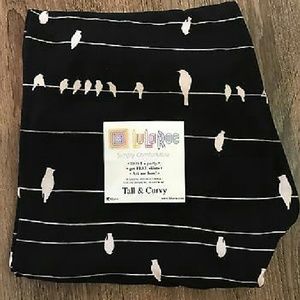 Lula roe birds on a wire leggings