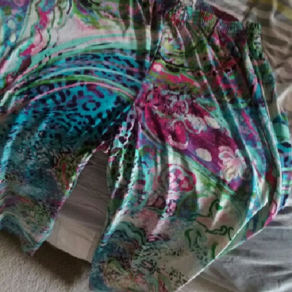 Multicolored  loose bottoms