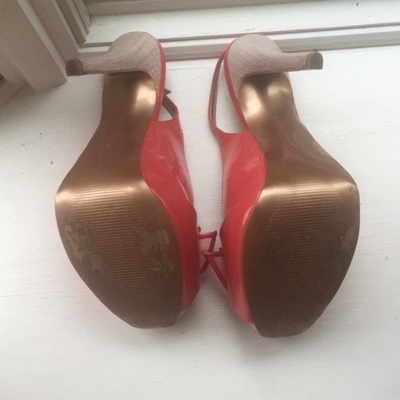 BCBG pink bow heels. Size 10. GUC - Picture 4 of 4