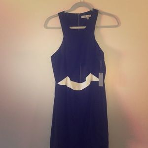 NWT Lovers&Friends black maxi w high side slit