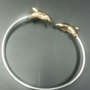 14k gold dolphins bangle kabana