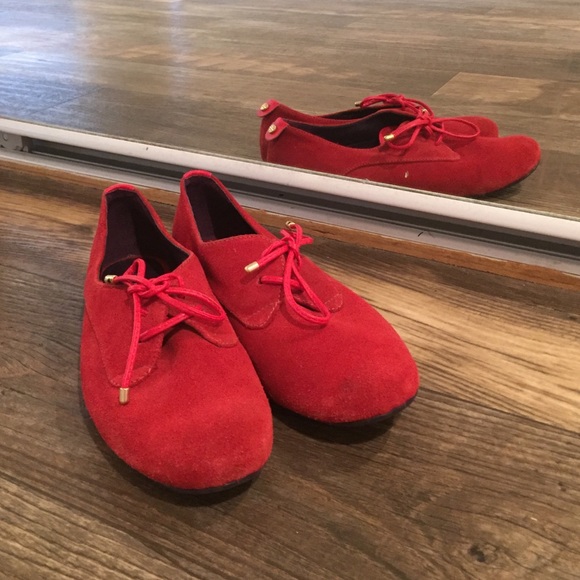 Red oxfords