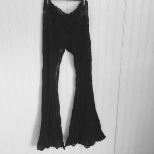 Unlined Black Lace Bells