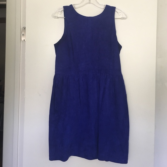 Lucky Brand Blue Suede Dress