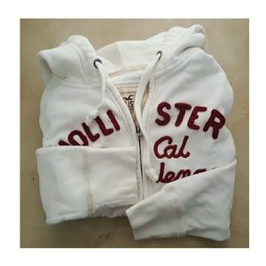 White Hollister Hoodie