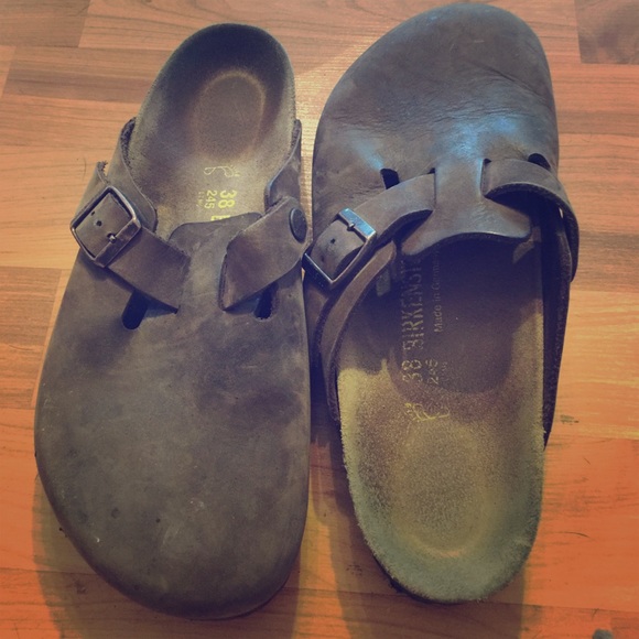 Brown Birkenstock Clogs