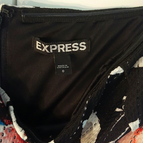 Strapless express floral flare dress - Picture 3 of 3