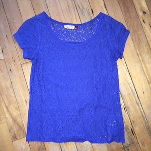 Blue Lace T-Shirt
