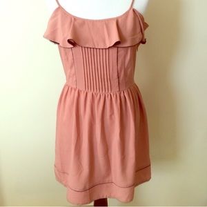 Kimchi Blue Dusty Rose Off the Shoulder Dress