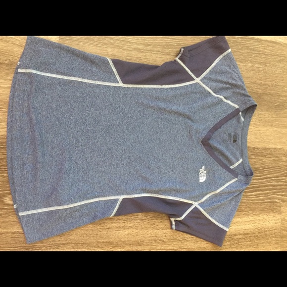 North Face Sweat Wicking V Neck Shirt