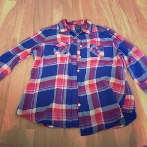 American Eagle plaid cotton shirt