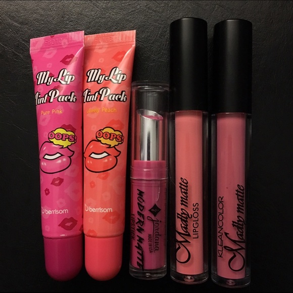 Berrisom, Jordana, Kleancolor Other - Pink/Peach Lip Bundle