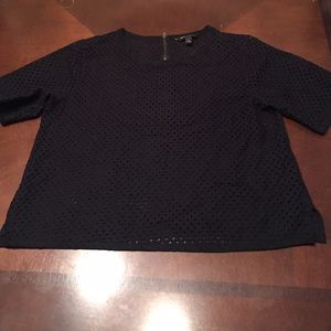 Black mesh top!