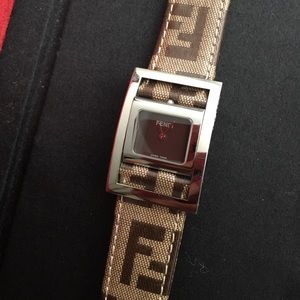 Authentic Fendi Watch. Swivel face.