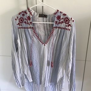 Cro embroidered long sleeve shirt
