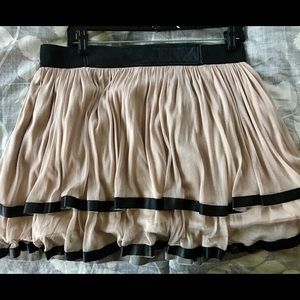 Seventy two changes flow skirt mauve w black trim