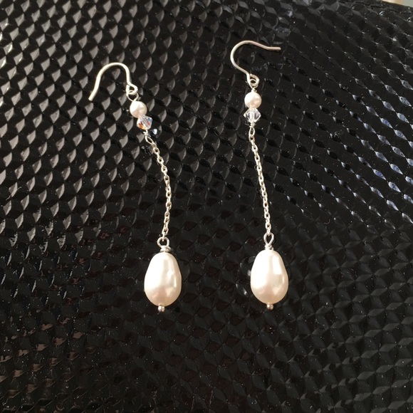 Dangling Sterling Silver Earrings - image 3