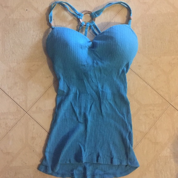 Spaghetti strip tank top