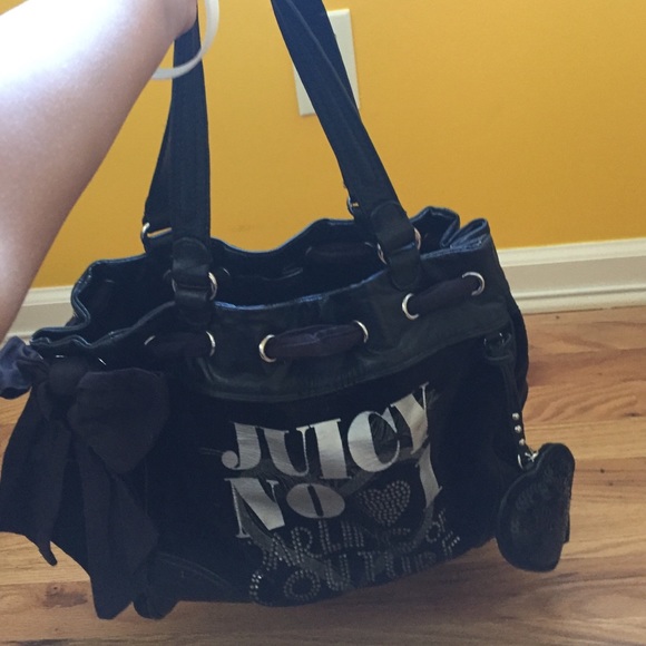 Black juicy couture purse