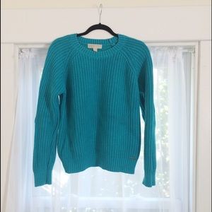 Teal MK Knit Sweater