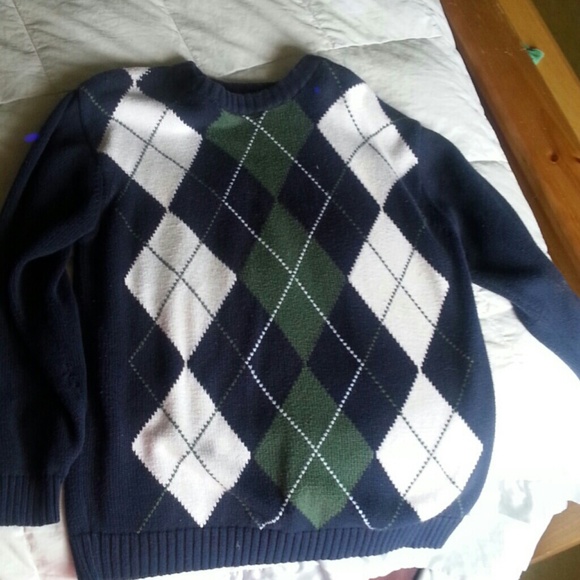 Boys argyll sweater