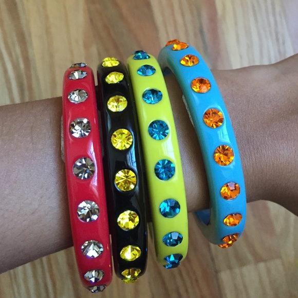 Juicy couture studded bracelets
