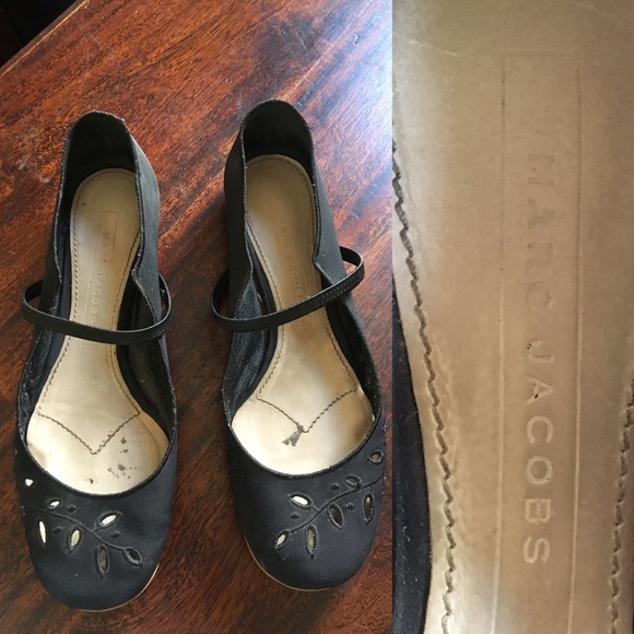 Auth-Marc Jacobs black ballet flats. Size 37 - Picture 2 of 4