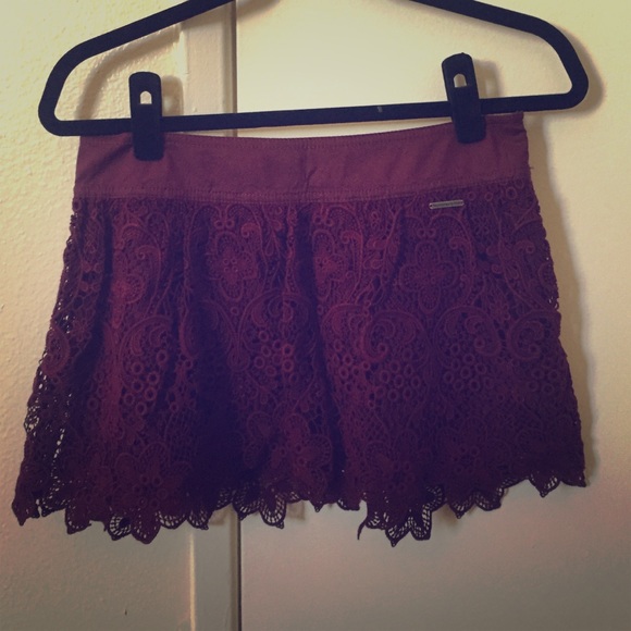 A&F Lace Skirt