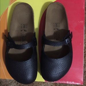 Black Birkenstock shoes