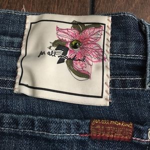 7 for all Mankind jeans. Bootcut size 24. Short.