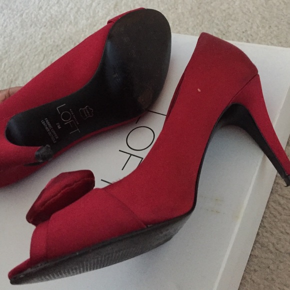 Red peep toe - Picture 3 of 5