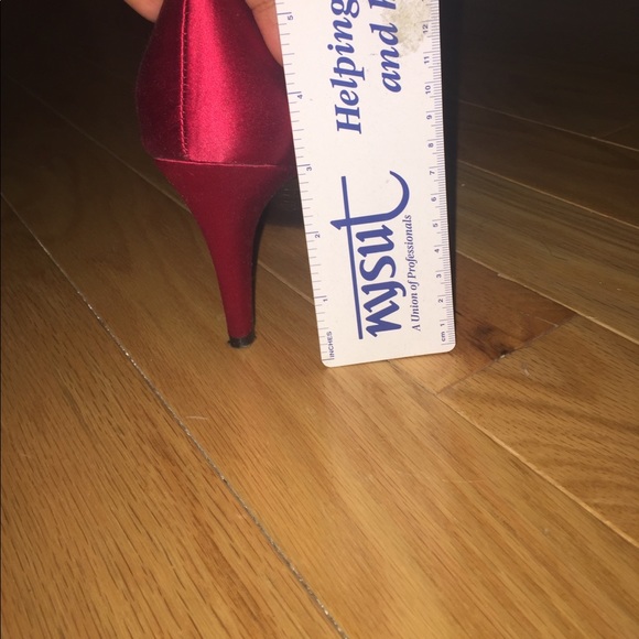 Red peep toe - Picture 5 of 5