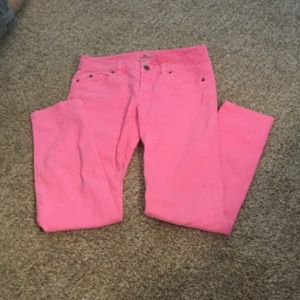 Cute as a button pink jeans