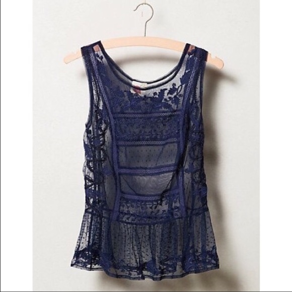 NWT embroidered Lilka tank