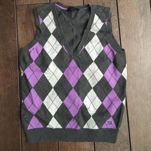 Tommy Hilfiger argyle sweater vest